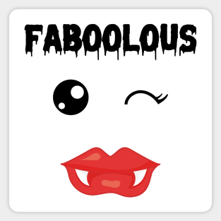 Faboolous Kawaii Vampire Face Magnet